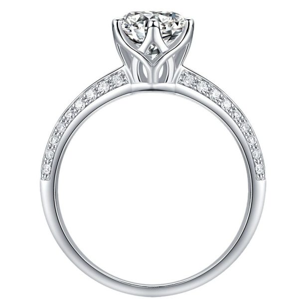 Closed 925 Silver Half Sleeve Ring