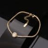 S925 Sterling Silver Tennis Bracelet European And American Affordable Luxury Fashion Temperament