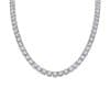 Twin 925 Silver Moissanite Long Star River Necklace