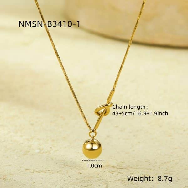 Ins Wind Cross-border Bends And Hitches Winding Ball Pendant