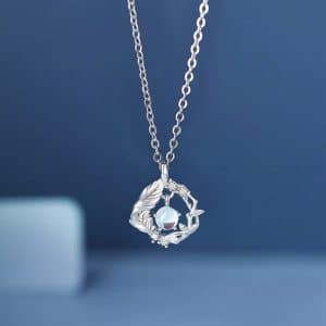 Female Creative Versatile Tree And Bird Pendant Necklace