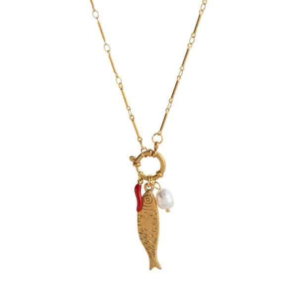 12 Birthstone Pendant Open End Ring Necklace