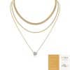925 Silver European And American Twin Clavicle Chain Necklace