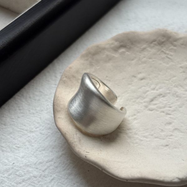 Brass Chalcedony Double-layer Ring High-grade Girl