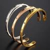 European And American Open-ended Bracelet Female Lady Inlaid Zircon Bracelet