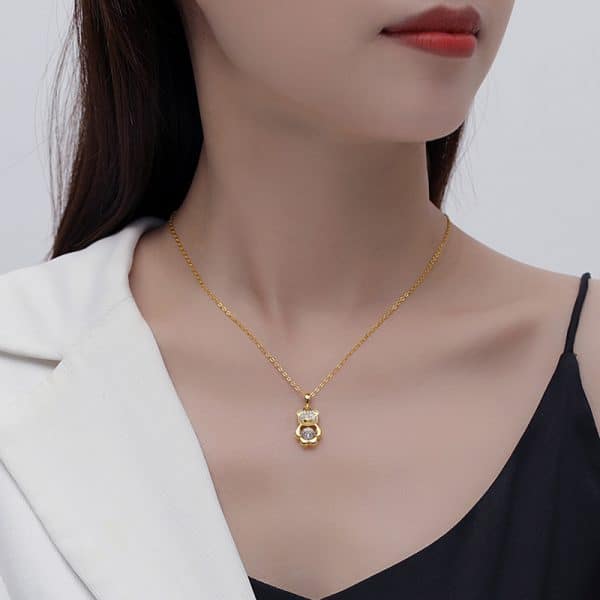 Necklace Female Bear Smart Fashion Animal