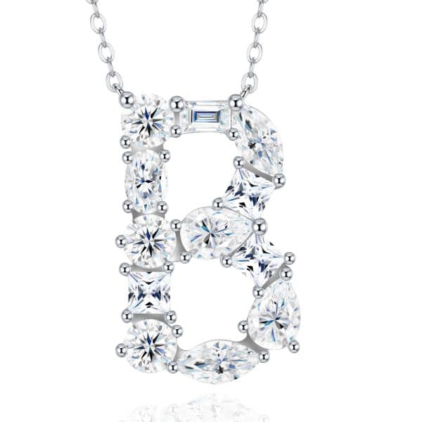 S925 Silver Hip Hop Style Pendant Simple Fashion Short Necklace Female