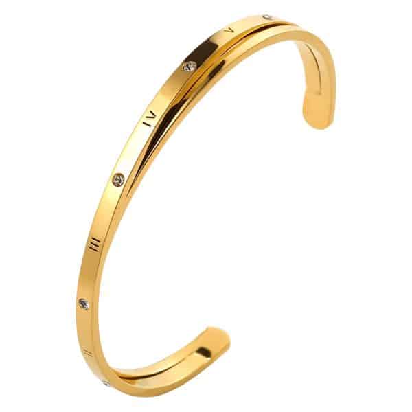 European And American Open-ended Bracelet Female Lady Inlaid Zircon Bracelet