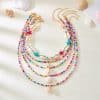 New Multi-layer Women's Fashion All-match Summer Starfish Shell Conch Bead Necklace 5-piece Set