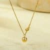 Ins Wind Cross-border Bends And Hitches Winding Ball Pendant
