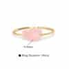 Colored Agate Niche Design Ring