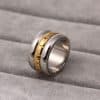 Ultra-wide Titanium Steel Knuckle Tail Can Be Rotatable Ring