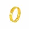 Popular Titanium Steel Beating Pattern Ring Unisex