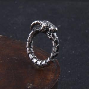 Hot Sale Ring Norwegian Myth Dragon Ethnic Style Charm