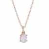 S925 Sterling Silver Moonstone Pendant Necklace Women's Niche Design Fashion All-matching Jewelry
