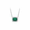 Affordable Luxury Fashion 925 Sterling Silver Platinum Plated Necklace For Women