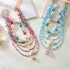 New Multi-layer Women's Fashion All-match Summer Starfish Shell Conch Bead Necklace 5-piece Set