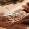 12 Natural Sapphire Ruby Tansan Opal Colored Gems Ring