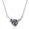 Retro Black Rose Necklace For Women