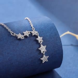 Fashion Temperament Multiple XINGX Creative Diamond Pentagram Clavicle Chain