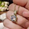 New Classic All-match Artificial Diamond Clavicle Chain