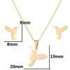 Cute Little Animal Stainless Steel Jewelry Set