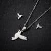 Cute Little Animal Stainless Steel Jewelry Set