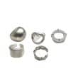 Brass Chalcedony Double-layer Ring High-grade Girl