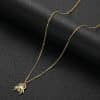 Fashion New Copper Small The Gold Bug Pendant Necklace