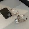 Black Pearl Open Index Finger Ring Female Affordable Luxury Fashion
