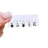 Zircon Earrings 5-piece Set