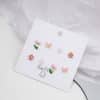 Silver Needle Color Tulip Butterfly Set