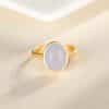Ancient Law Gold Ring Gilding Gold Ring Red Agate