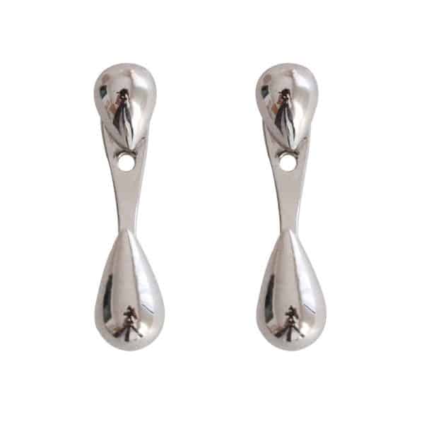 Women's Simple Compact Smooth Water Drop Earrings