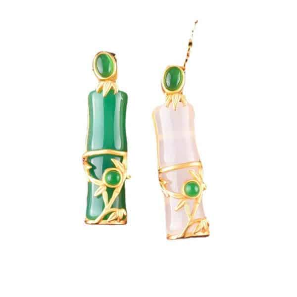 Women's Gold-plated Sand Gold Accessories High-rise Lucky Bamboo Clavicle Chain