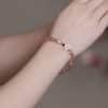 Fashion Personality Strawberry Quartz Peach Blossom Bracelet