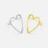 925 Sterling Silver Korean Ins High Sense Love Heart-shaped Ring Women