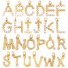 Popular Accessories Pearl Zircon Letter Pendant