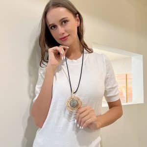 Vintage Large Round High-grade Sweater Chain Necklace