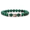 Fashion Personality Tigereye Buddha Head Stretch Bracelet