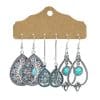 6-piece Set Tassel Bohemian Ethnic Style Hollow Stud Earrings
