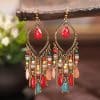Vintage Water Drop Bohemian Chain Earrings