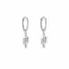 Women's Fashion Diamond Cactus Drop Earrings