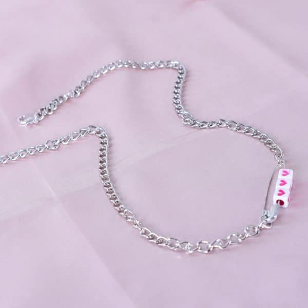 Exaggerated Punk Peach Heart Pin For Men And Women