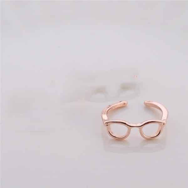 Women's Korean-style Personality Couple Half-open Adjustable Glasses Ring