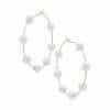 The New Pearl Big Circle Earrings Are Exaggerated