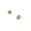 Women's Metal Three-layer Small Circle Ear Studs