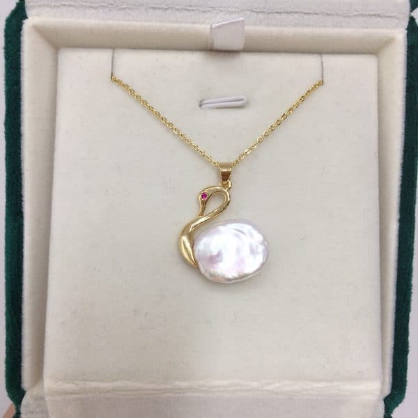 Freshwater Pearl Baroque Special-shaped Beads Swan Pearl Necklace