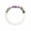 Bohemian Necklace 108 Glitter Stones Amethyst Lantern