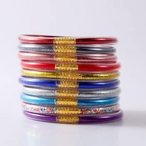 Colorful Silicon Ribbon Bow Bracelet